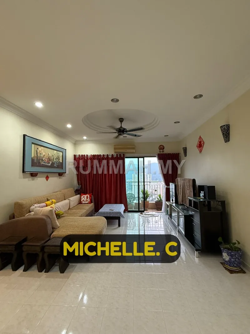 Alpine Tower 3 bedroom condo for Rent Bukit Jambul Relau Near Fairview INTI