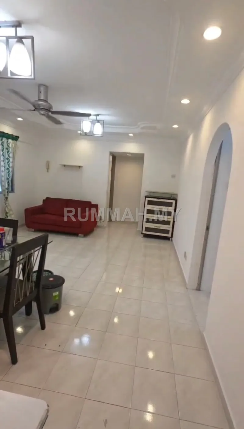 3-bedroom condo in Gelugor, Penang for rent — Apartment for Rent @ Taman Pekaka, Gelugor | Fully Furnished