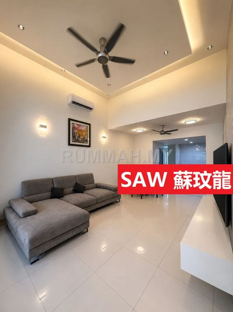 White Lily 3 Storey Terrace Gelugor, Gated Guarded