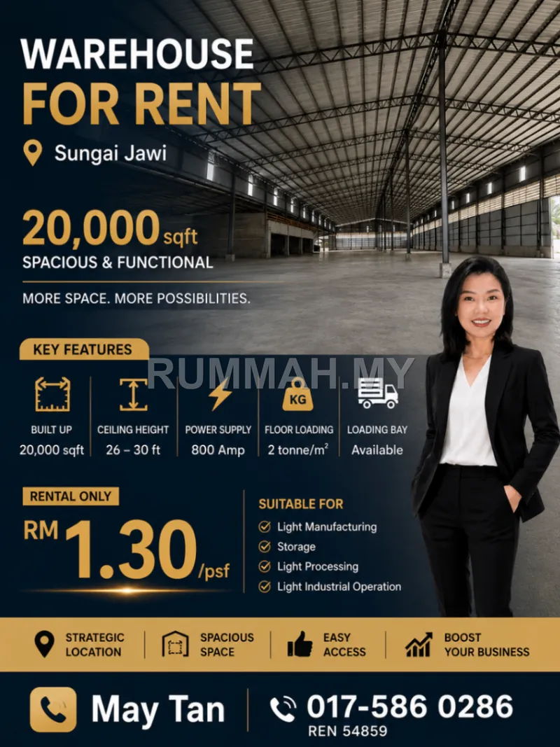 Factory / Warehouse for Rent @ Sungai Jawi, Sungai Jawi | Freehold