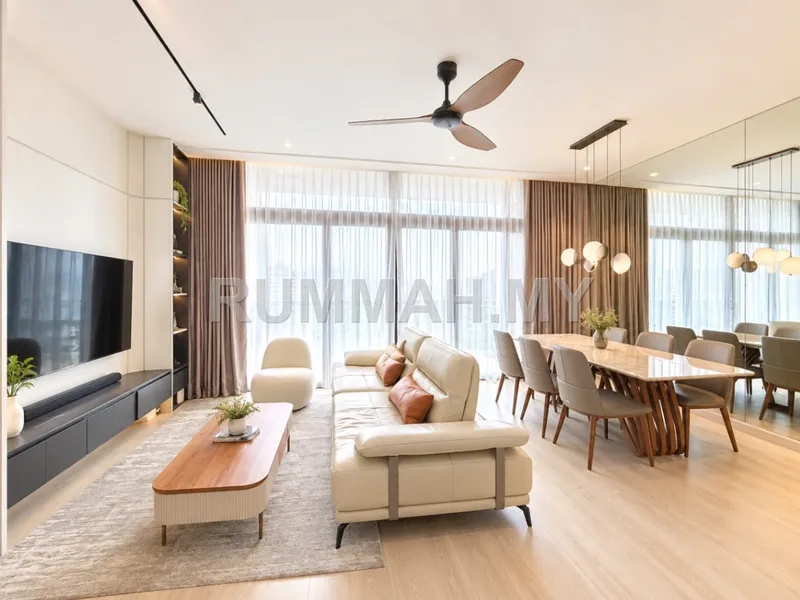 Moulmein Rise @ Pulau Tikus near to Market Codrington Area with Fully Furnished 3+1 Bedrooms For Rent
