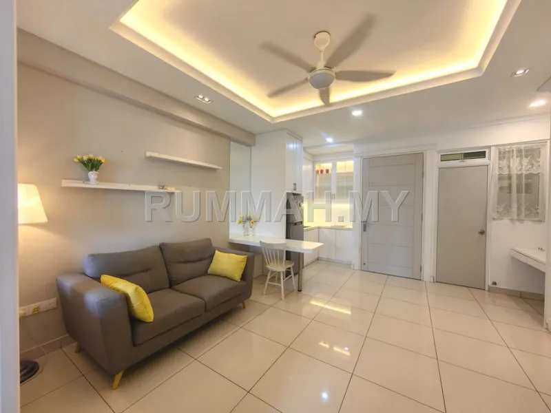 1-bedroom condo in Bayan Lepas, Penang for rent — Studio for Rent @ Tropicana Bay Residence, Fully Furnished