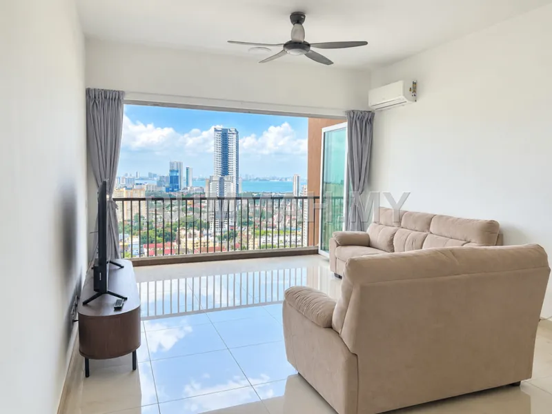 Setia Sky Ville @ Jelutong Fully Furnished 3 Bedrooms For Rent next to Heng Ee School
