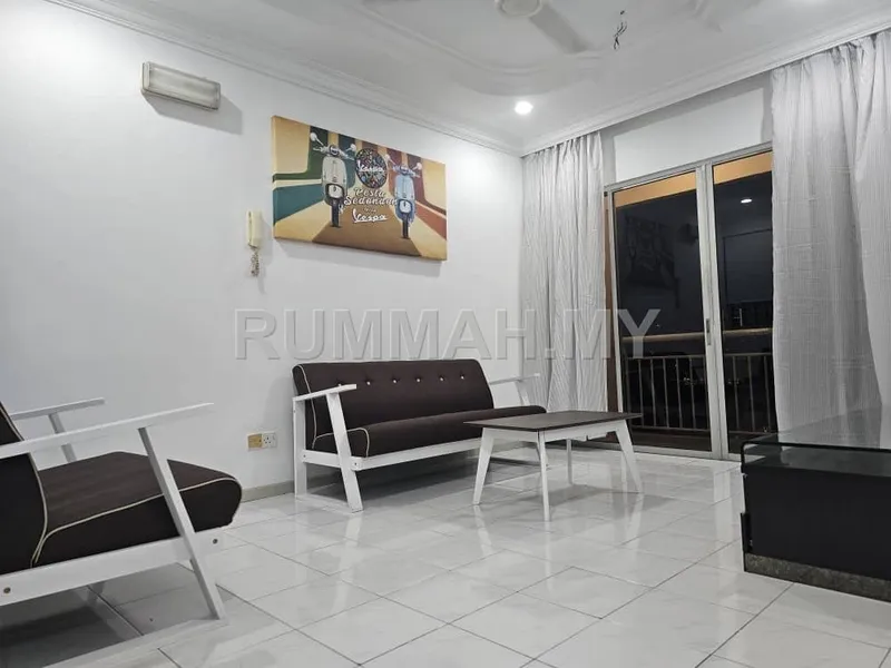Villa Emas @ Bayan Lepas, 800sft,Fully Furnished,1Cp