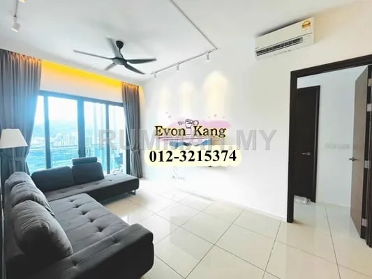 Queens Residence Q1 @ Bayan Lepas 950SF Fully Furnished Renovated