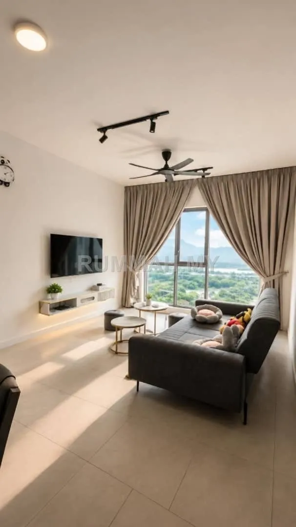 Triuni Residence Condominium For Rent| 850sft|Fully Furnished
