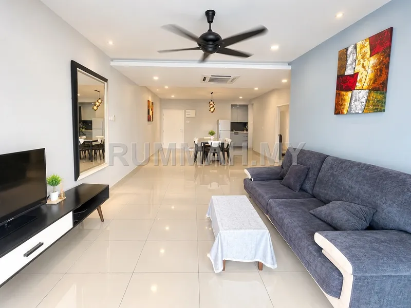 Arena Residence @ Bayan Baru near to Sunshine Square with Fully Furnished 3 Bedrooms For Rent