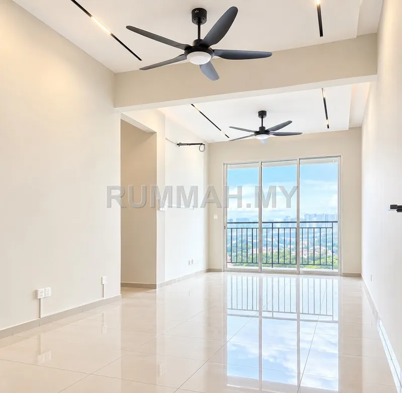 Ideal Residency @ Island Glades Gelugor Partially Furnished 3 Bedrooms For Rent
