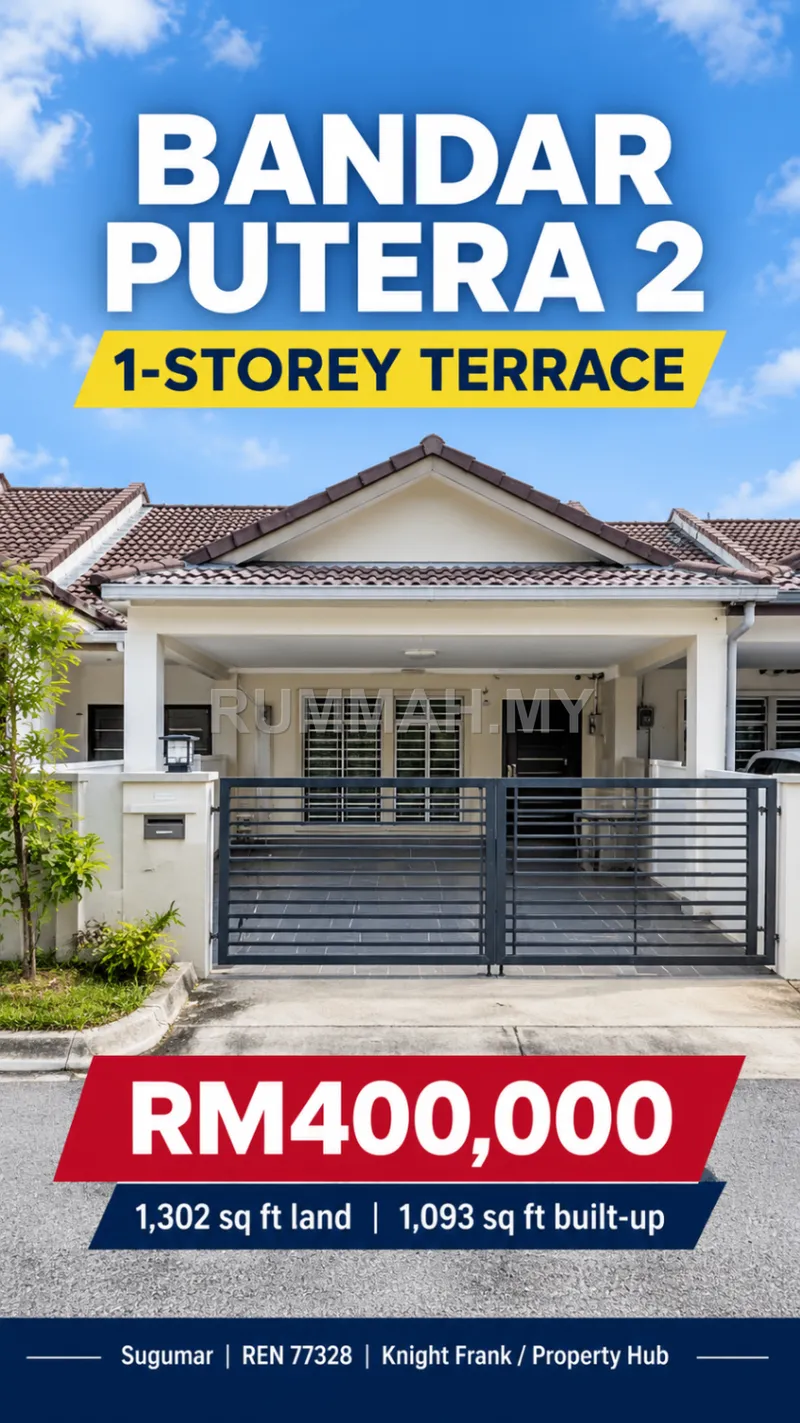 1 Storey Terrace House, Felicia Precinct, Bandar Putera 2, Klang