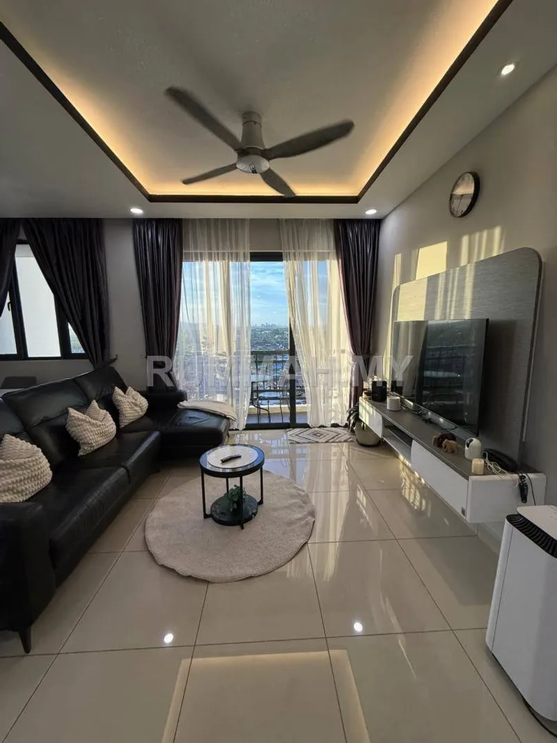 Eco Bloom Simpang Ampat Freehold 1,101sqft Fully Furnished 3 Bedroom Pool View For Sale RM599K 槟城新邦安拔 Eco Bloom 1101平方尺永久地契全配三房泳池景公寓出售 RM59.9万