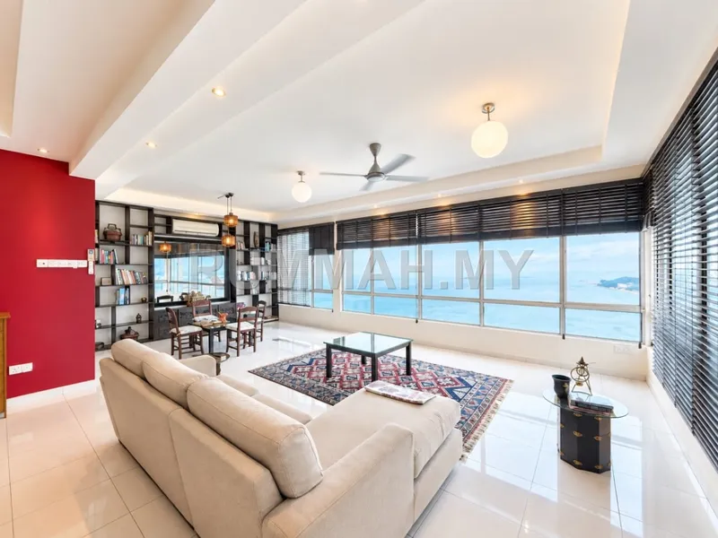 The Waterfront @ Tanjung Bungah Fully Furnished 4+1 Bedrooms For Rent