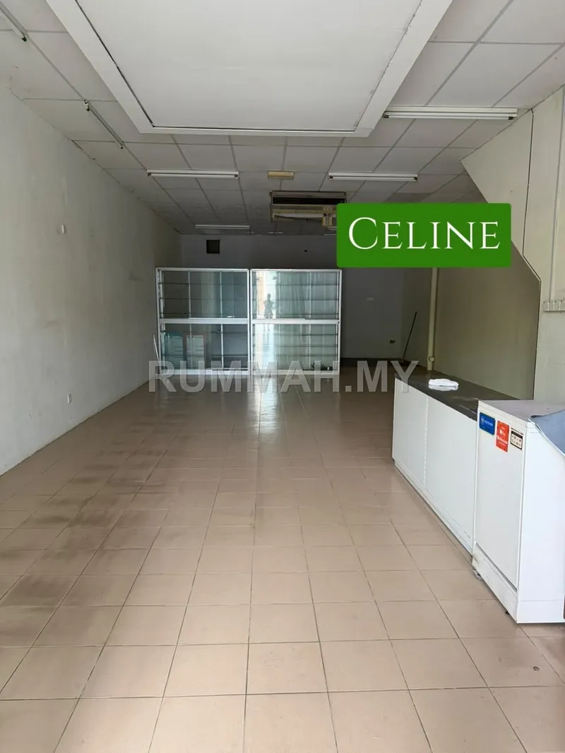 Ground Floor Shoplot For Rent at Sungai Dua, Butterworth.