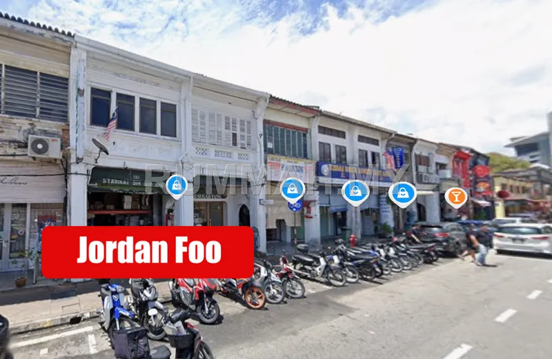2 Storey Shophouse Lebuh Carnarvon Georgetown near Armenian 3300sf