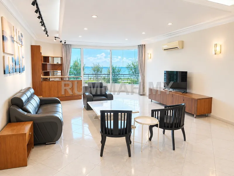 Gurney Beach Resort @ Gurney Drive Fully Furnished 3+1+1 Bedrooms For Rent
