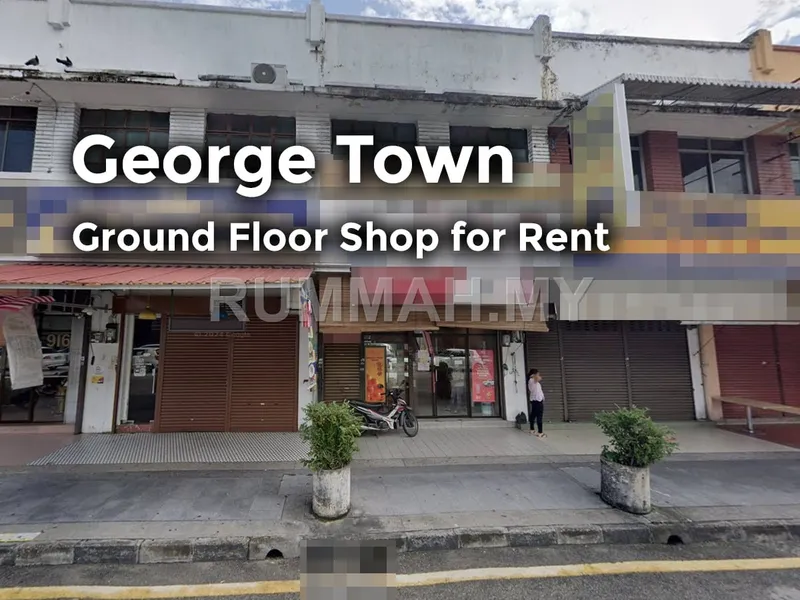 Chulia Street Georgetown Ground Floor Shop for Rent | Near Little India