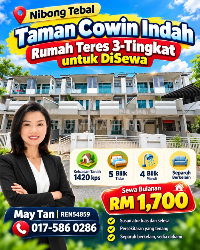 Terraced House for Rent @ Nibong Tebal, Nibong Teval | Freehold
