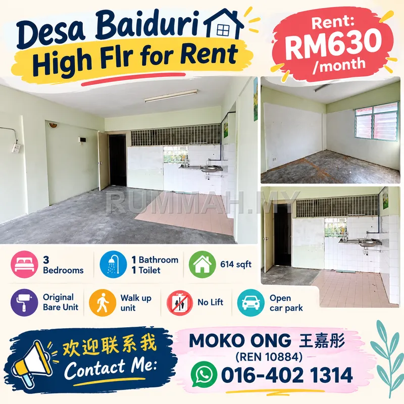 Desa Baiduri High Flr for Rent