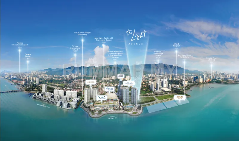 commercial in Gelugor, Penang for sale — The Light Avenue @ The Light Waterfront For Sale