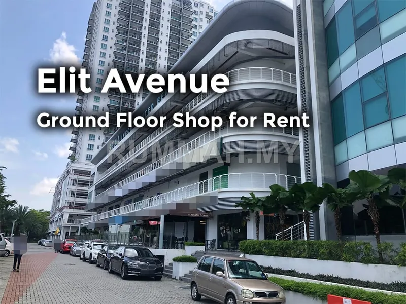 Elit Avenue Bayan Baru Ground Floor Shop for Rent