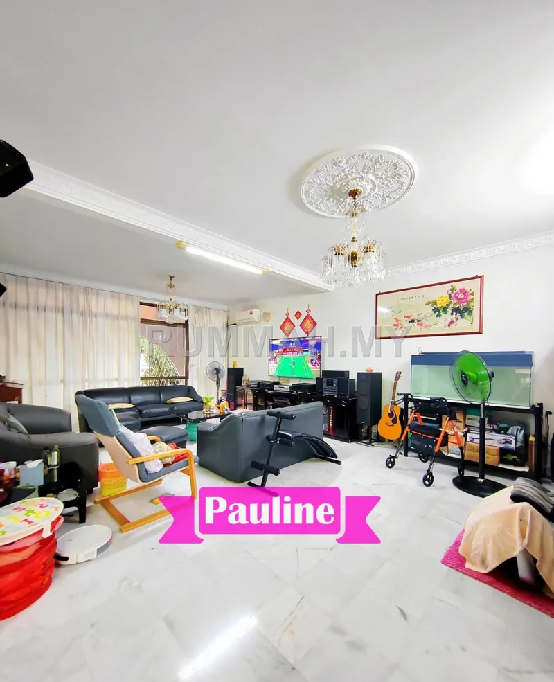 [ 2-Stry Semi-D Sungai ara ] Spacious Compound | Extended | Large Garden