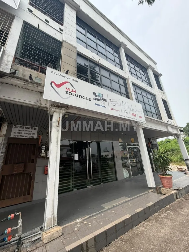 Kampung Nyiur Jalan Chain Ferry 3-Storey Commercial Shoplot Butterworth for Sale | ไธๅฑๅไธๅบๅฑๅบๅฎ
