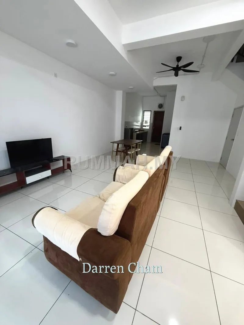 4-bedroom house in Simpang Ampat, Penang for rent — Double Storey Terrace for Rent @ Bandar Tasek Mutiara, Simpang Ampat | Fully Furnished