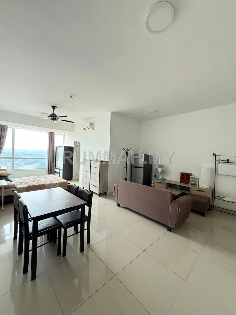 condo in Skudai / Tampoi, Johor for sale — Fully Furnished Corner Studio 476 sqft, Greenfield Regency Skudai