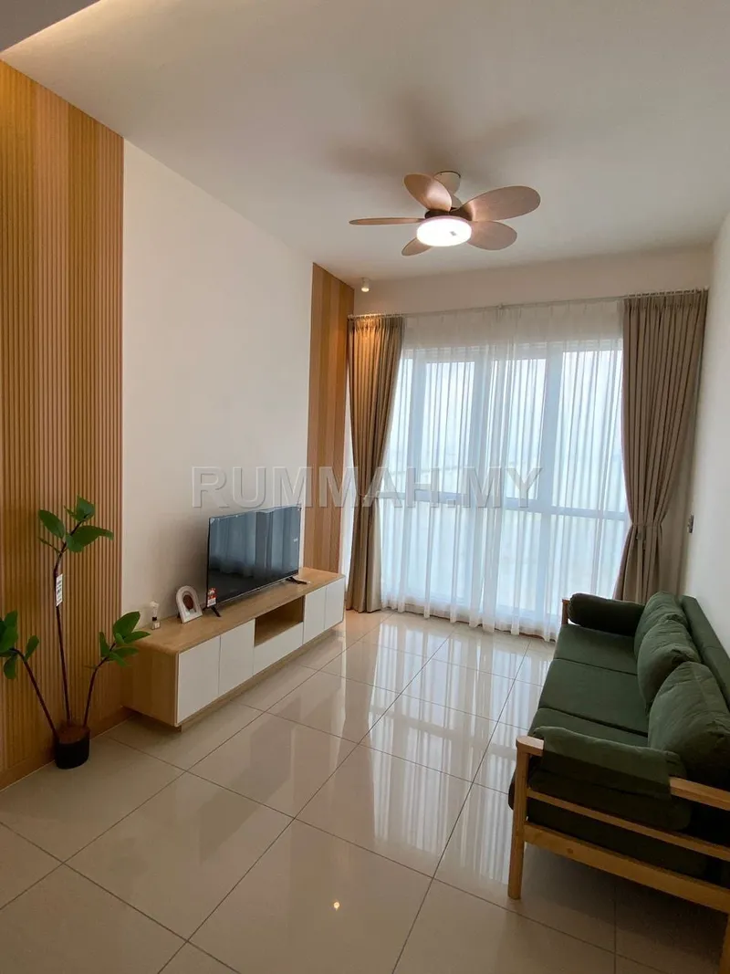 Condo for Rent @ The Zen Condominium, Gelugor | Fully Reno | Sea View | High Floor