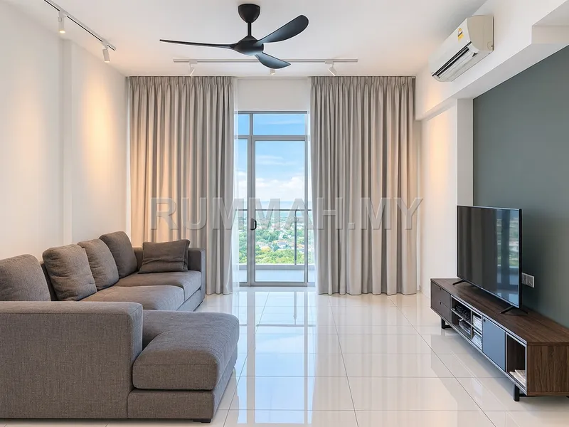 City Residence@ Tanjung Tokong Fully Furnished 3 Bedrooms For Rent