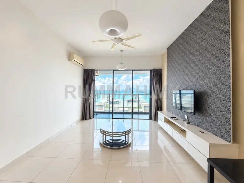 The Light Linear @ Gelugor High Floor Seaview Luxury Condominium 3+1  Bedrooms For Rent