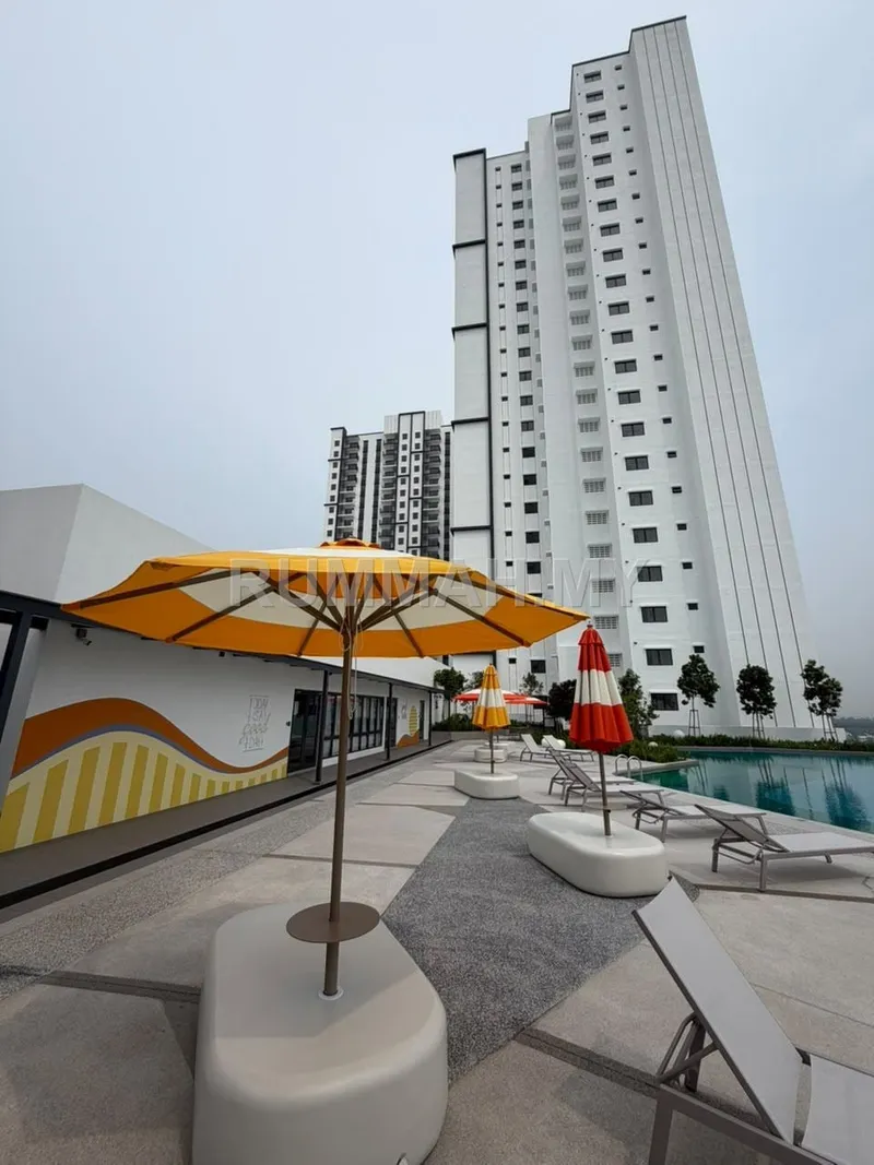 3-bedroom condo for rent in Batu Kawan, Penang