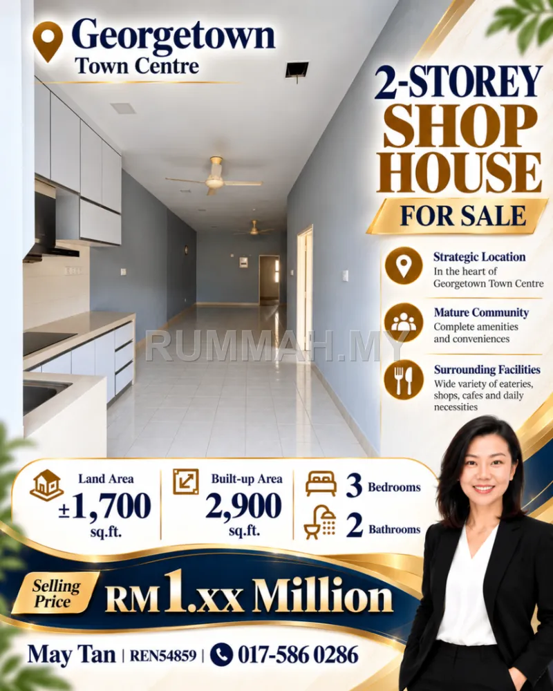 Shop House for Sale @ George Town | Freehold