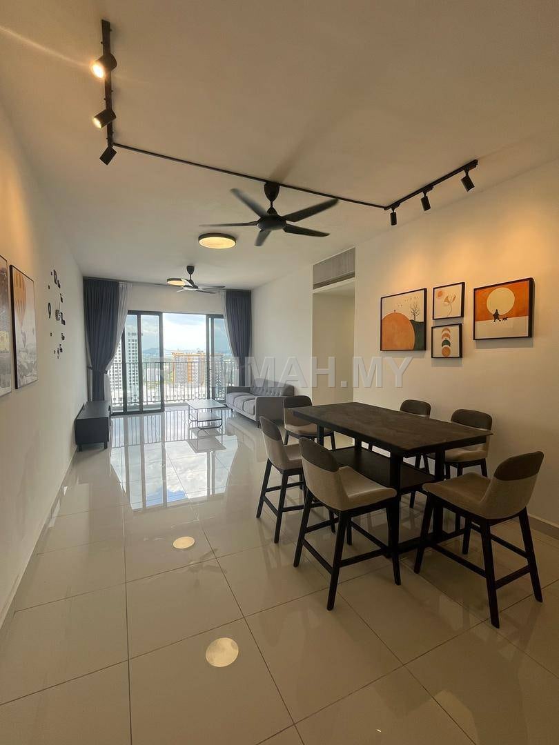 3-bedroom condo in Batu Kawan, Penang for rent - Vertu Resort Condominium @ Batu Kawan, Fully Furnish