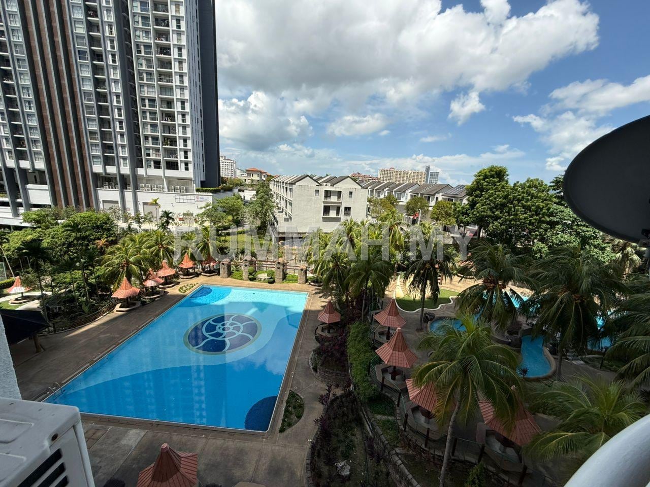 3-bedroom condo in Batu Uban, Penang for sale - N-Park Condominium 700sf Pool View 2CP Fully Renovated Batu Uban
