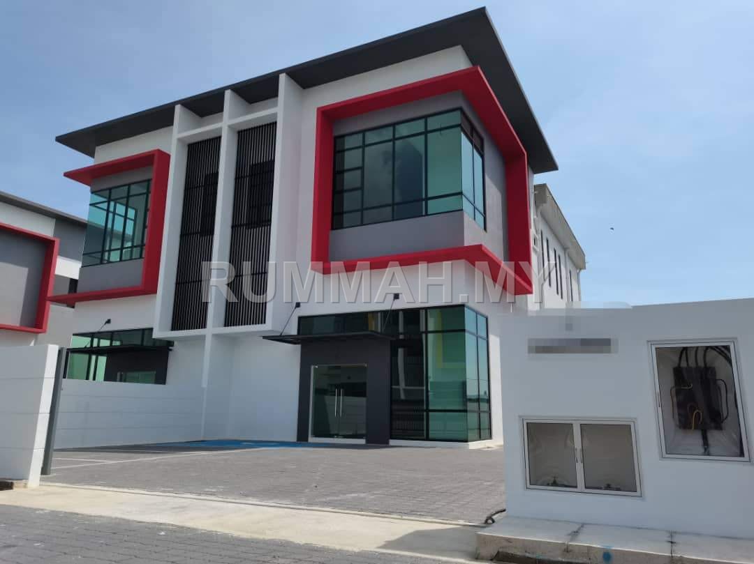 commercial in Alma, Penang for sale - ALMA SIGNATURE 2 Storey Semi D Factory Warehouse Alma Bukit Mertajam
