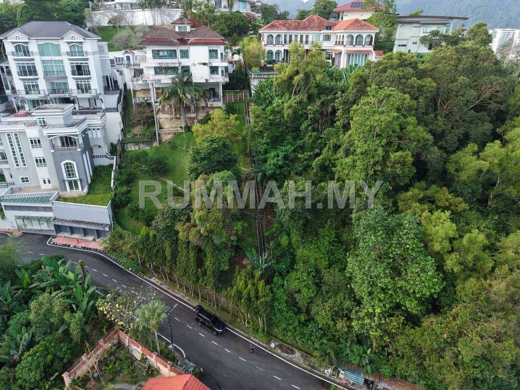 land in Tanjung Bungah, Penang for sale - Pearl Hill Hillside Seaview Vacant Land 16797sf Tanjung Bungah