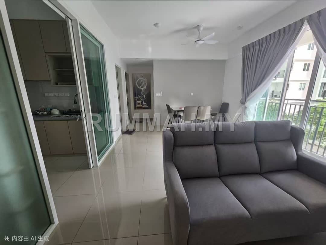 3-bedroom condo in Gelugor, Penang for rent - Ideal Residency, Gelugor, Near USM 