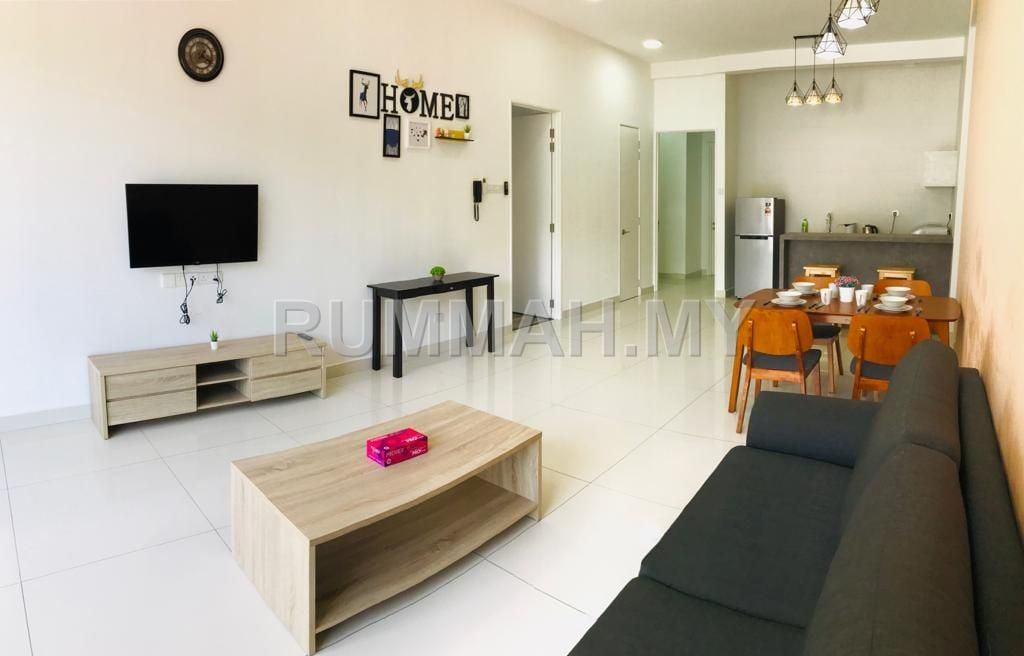 3-bedroom condo in Gelugor, Penang for rent - Arte S, Gelugor | Full Furnished | Near USM 