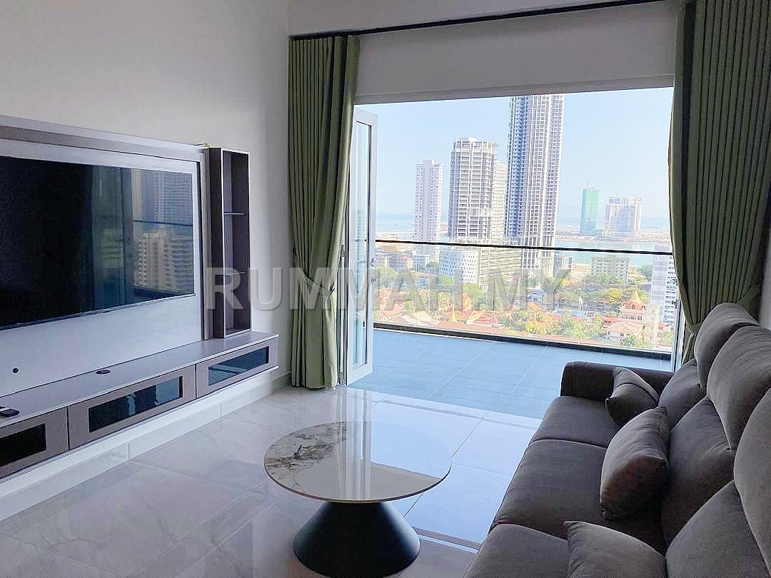 3-bedroom condo in Pulau Tikus, Penang for rent - Codrington Residence @Pulau Tikus | Seaview
