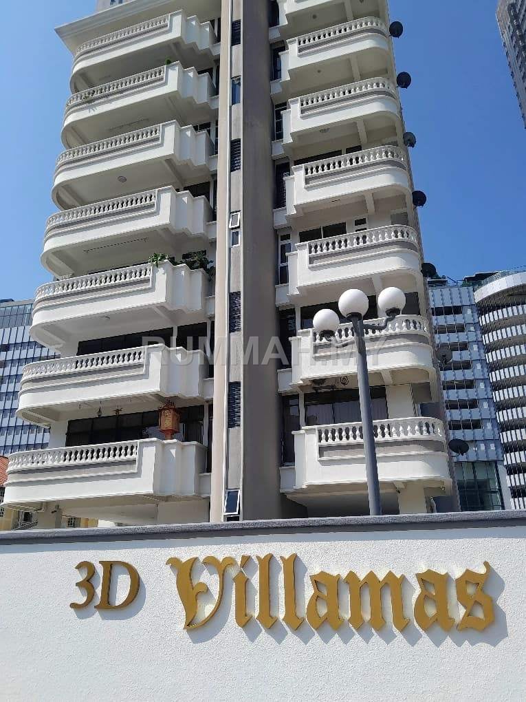 4-bedroom condo in George Town, Penang for sale - 🏢 Villamas Condo @ Georgetown (Jalan Logan) — FOR SALE 🔥 Premium Spacious Unit • Fully Furnished • Prime Location!