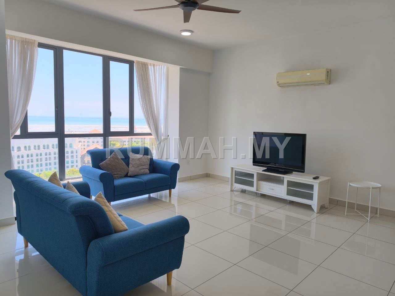 2-bedroom condo in Tanjung Tokong, Penang for rent - Jazz Residence Seaview, Tanjung Tokong | Full Furnished