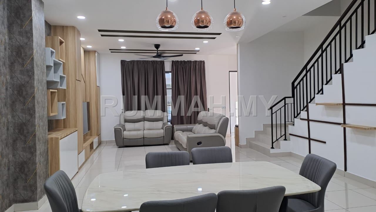 4-bedroom house in Simpang Ampat, Penang for rent - Double Storey Terrace @Eco Meadows, Simpang Ampat | Full Furnished