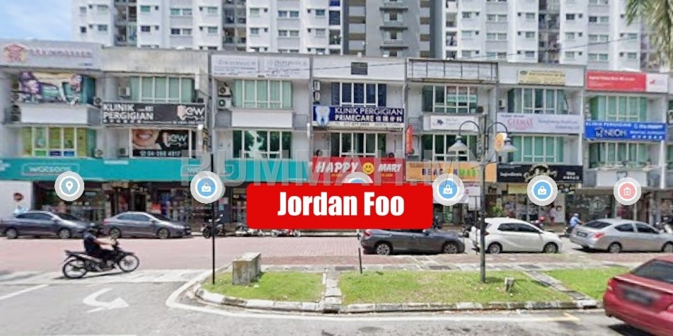 commercial in Jelutong, Penang for rent - Vantage Point First Floor Jelutong 1100sf Face Main Road