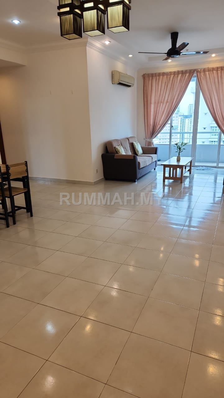 3-bedroom condo in Gelugor, Penang for rent - Bayswater, Gelugor | Renovated Egate 