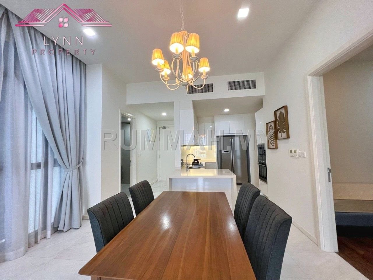 2-bedroom condo in George Town, Penang for rent - Setia V Residences Luxury Condominium Georgetown Seaview Fully Furnished 2+1 BR 2 BT 2CP
