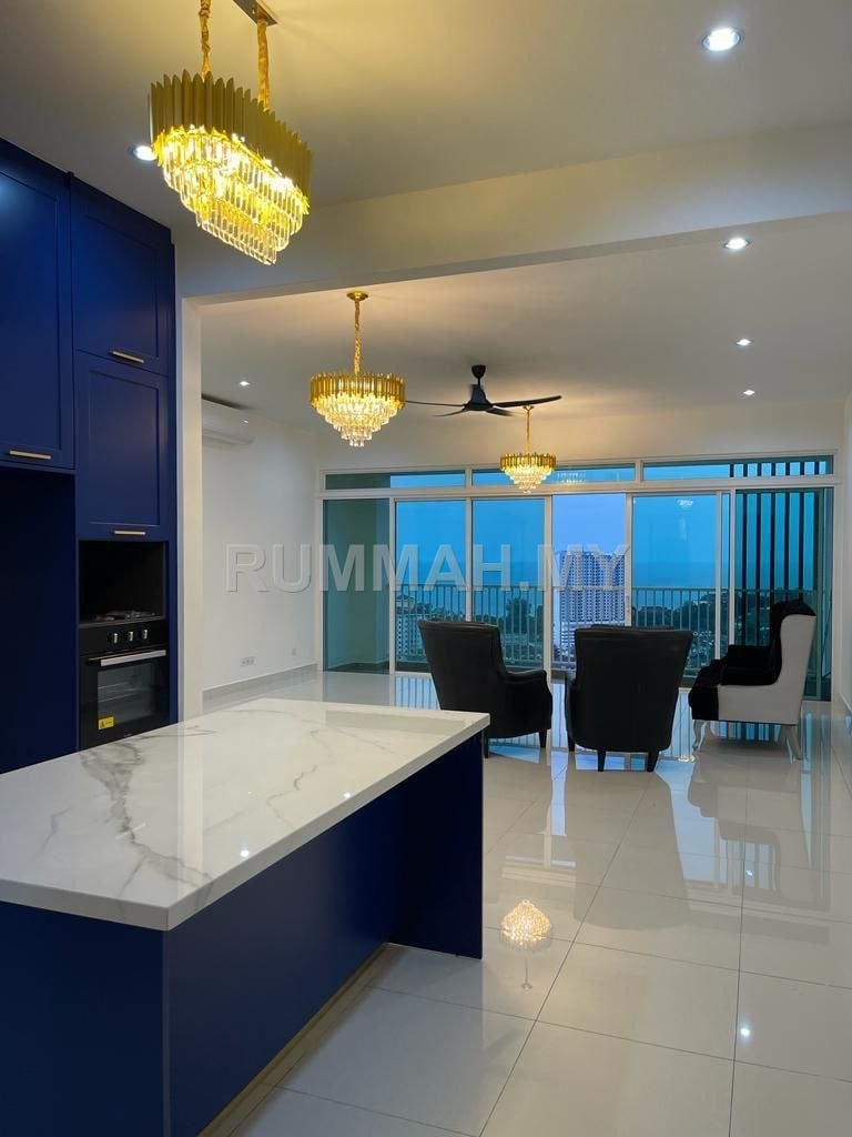 3-bedroom condo in Batu Ferringhi, Penang for rent - Ferringhi Residence 2, Batu Ferringhi | Full Furnished | Near Uplands Int School 