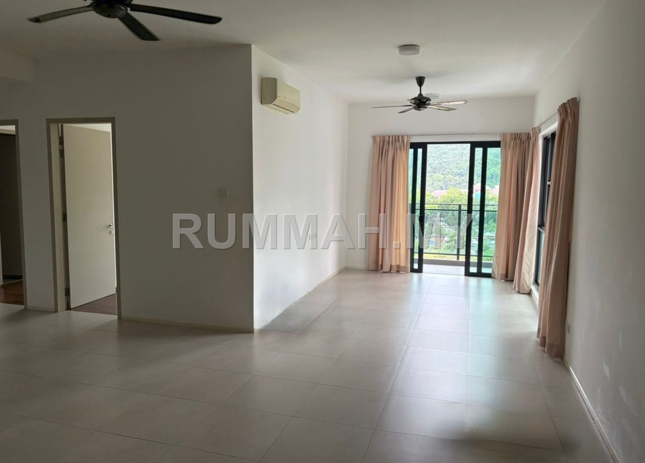 3-bedroom condo in Tanjung Bungah, Penang for rent - Mira Residence, Tanjung Bungah | Partial Furnished |Near Tenby TARC 
