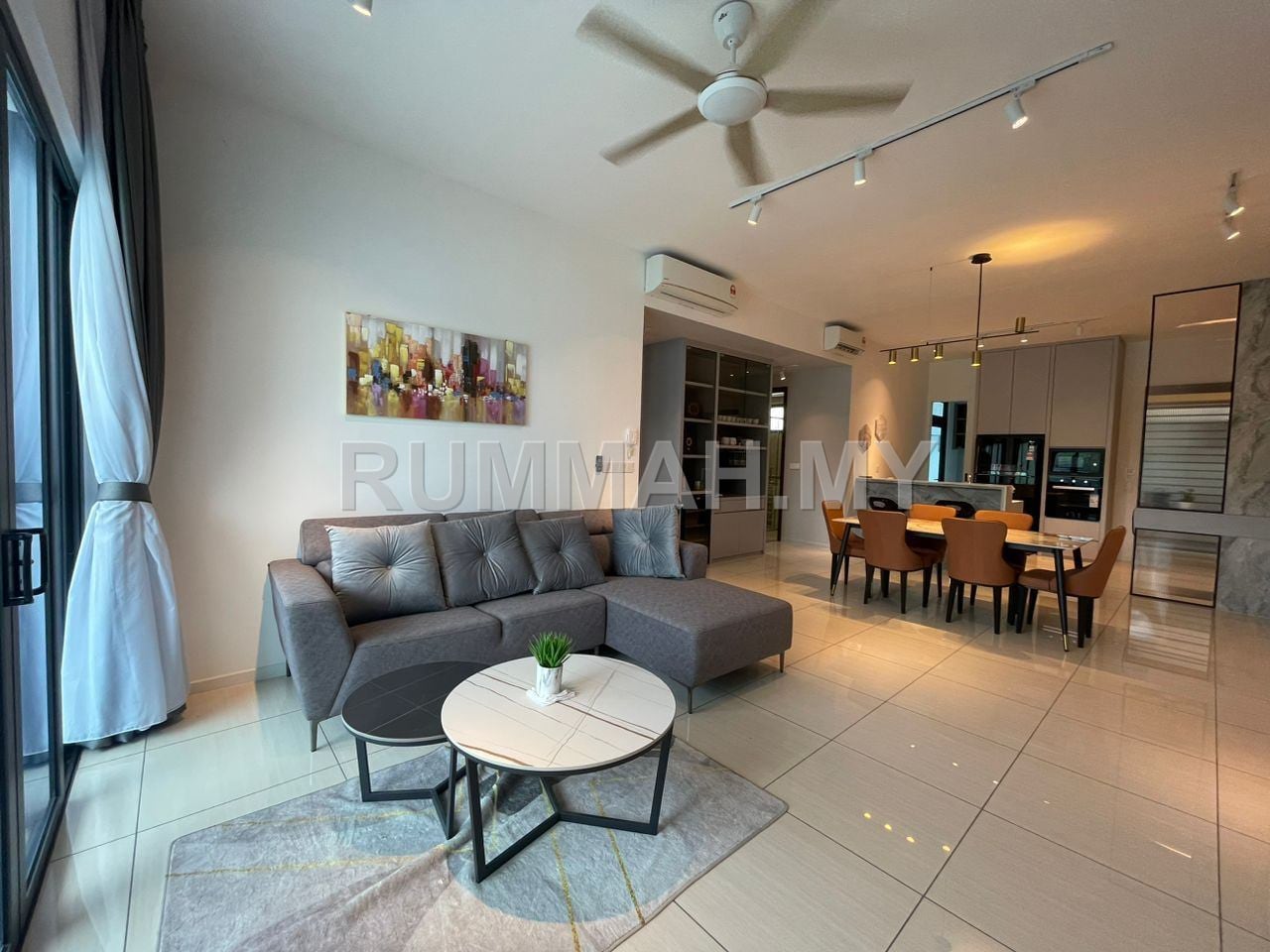 3-bedroom condo in Bayan Lepas, Penang for rent - Queen Waterfront Q1 | Queens Residences Q1 | Seaview