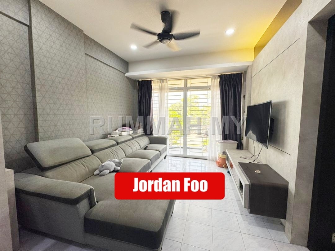 3-bedroom condo in Bagan Lalang, Penang for sale - Taman Mesra Indah Apartment Fully Renovated Furnished 936sf Raja Uda
