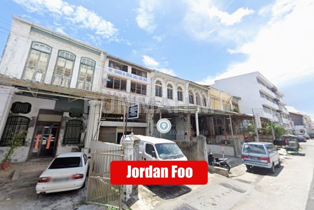 commercial in George Town, Penang for rent - Lorong Prangin 2 Storey Shophouse Georgetown Tourist Area Heritage